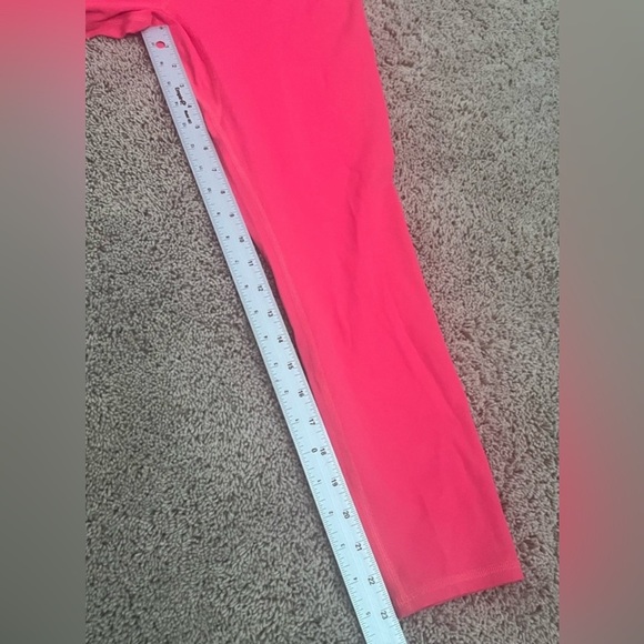 Free People movement Never Better Leggings electric sunset pink large NWOT Sz L - Picture 9 of 11